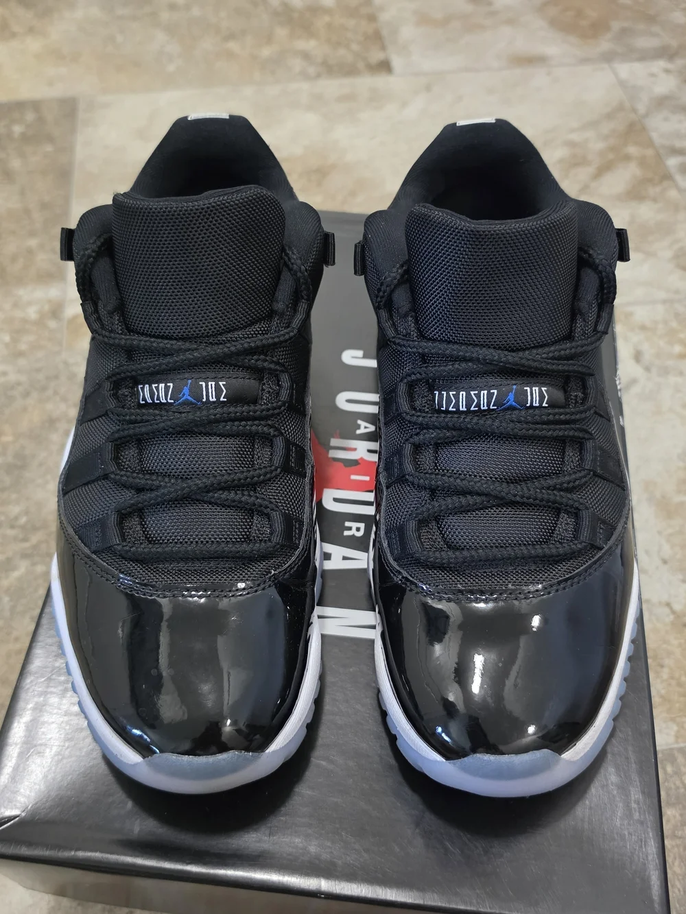 Nike Air Jordan 11 Retro Low Space Jam Black Royal Size 8 Men's / 9.5 Women's